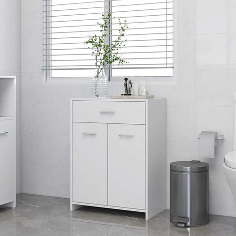 Bathroom Cabinet White 60x33x80 cm Engineered Wood 805024
