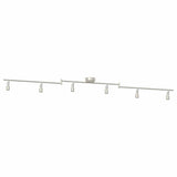 Ceiling Spotlight Nickel 176.5 x 9.5 x 14 cm Steel 4108211