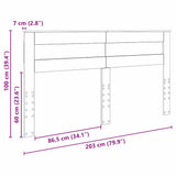 Headboard Old Wood Engineered wood 888083