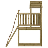 Playhouse with Climbing Wall Impregnated Wood Pine 3155965
