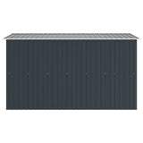 Garden Shed Anthracite Galvanised Steel Large Sliding Components 143342