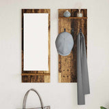 Wall-Mounted Coat Rack Old Wood 70 x 10 x 90 cm Engineered wood 874529