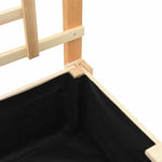 Garden Planter with Shelf Beige 71 x 38 x 152 cm Solid fir wood 42006570