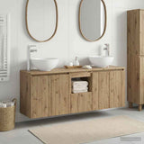 Bathroom Cabinet Set 3 pcs Artisan Oak 49.5 x 35 x 63 cm 3405626