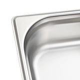 Gastronorm Containers 12 pcs GN 1/6 65 mm Stainless Steel 50906
