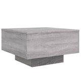 Coffee Table Grey Sonoma 55x55x31 cm Engineered Wood 836572