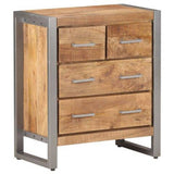 Sideboard 60x35x70 cm Rough Mango Wood 323485