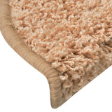 Stair Mats 15 pcs 56x17x3 cm Gold Half Round 322378
