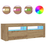 Bedside Cabinets 2 pcs with LEDs Artisan Oak 60x35x40 cm 3329162