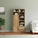 Side Cabinets 4 pcs "ODDA" 40x24x79 cm Solid Wood Pine 3365352