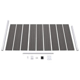 Fence Panel WPC 95x186 cm Grey 148978