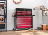 14 Drawer, Two-Part Tool Storage Chest on Wheels - Red T3398P530770