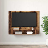 TV Cabinet Set Old Wood 120 x 23.5 x 90 cm Engineered Wood 875185