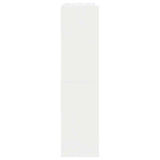 Shoe Rack White 80x25x62 cm Engineered Wood 859914