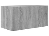 TV Wall Cabinet Set 4 pcs Grey Sonoma Engineered Wood 3408940