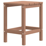 Garden Chair Brown HDPE , steel 3095710