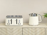 Electric Stainless Steel Kettle and Toaster Set, 3000W 1.7L UK Strix Thermostat Fast Boil Kettle w/ T3398P378838