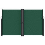 ZNTS Retractable Side Awning Dark Green 160x600 cm 4004635