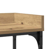 Console Table with Shelf Artisan oak 100 x 30 x 80 cm 863568