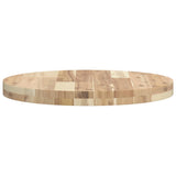 Table Top Round 50x4 cm Solid Wood Acacia 4008689