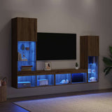 TV Cabinet 4 pcs Artisan oak Engineered wood 3334390