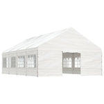 Gazebo with Roof White 8.92x5.88x3.75 m Polyethylene 3155496