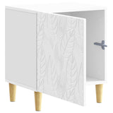 Bedside Table 2 pcs High Gloss White 43 x 34.5 x 50 cm 895034