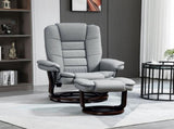 Recliner Chair With footstool, Recliner Armchair up to 130kg Weight Capacity, 135&deg Reclining T3398P340961