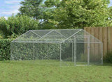 Chicken Cage Silver 400 x 170 x 177 cm Galvanised Steel 42023410
