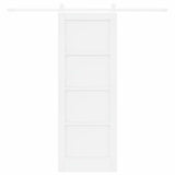 Sliding Door ORKDAL White 73.5 x 198.5 cm Solid Pine Wood 3333747