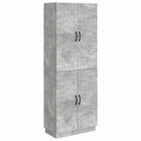 Cabinet Set 2 pcs Concrete Grey Engineered Wood 3416784