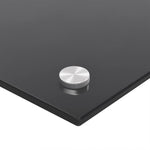 Kitchen Backsplashes 2 pcs Black 80x60 cm Tempered Glass 3315800