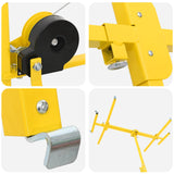 Plasterboard Lifter Manual Yellow 300 x 107 x 330 cm Steel 42041172