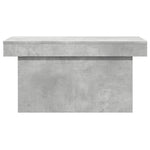 ZNTS Coffee Table Concrete Grey 80x55x40 cm Engineered Wood 840866