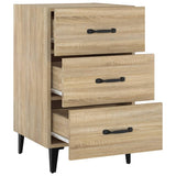 ZNTS Bedside Cabinet Sonoma Oak 40x40x66 cm Engineered Wood 812090