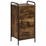 Sideboard Smoked Oak 40 x 33 x 80.5 cm Engineered Wood 8013790