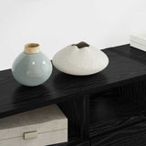 TV Wall Units 4 pcs Black Oak Engineered Wood 3402781