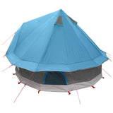 Tipi Tent with Roof Blue 250 x 250 cm Polyester and Steel 42028720