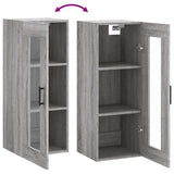 Wall Mounted Cabinet Grey Sonoma 34.5x34x90 cm 828922