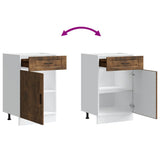 Kitchen Base Cabinet Porto Smoked Oak Engineered Wood 853962