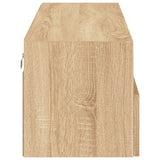 TV Wall Cabinet Sonoma Oak 100x30x30 cm Engineered Wood 836886