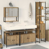 Bathroom Furniture Set 4 pcs Artisan oak 33 x 33 x 185.5 cm 3334405