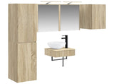 Bathroom Furniture Set 5 pcs Sonoma Oak 3407249