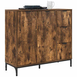 Sideboard Smoked Oak 89.5 x 33 x 82 cm Engineered Wood 883459