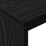 Desk Black Oak 109 x 50 x 78 cm Engineered Wood 891201