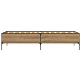 Bed Frame Artisian Oak 80 x 200 cm Engineered Wood 8009124