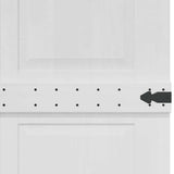 Barn Door Corona White 80 x 210 cm Solid Pine Wood 42021202
