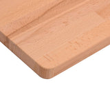 Desk Top 200x55x2.5 cm Solid Wood Beech 356097