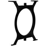 Dining Table Legs 2 pcs O-Frame Cast Iron 245426