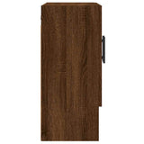 Wall Cabinet Brown Oak 60x31x70 cm Engineered Wood 829939